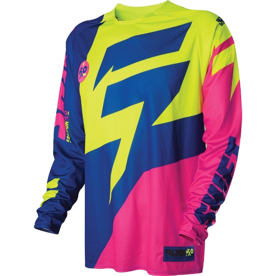 Motocross Jersey Shift Faction Reed LE Blue/Yellow
