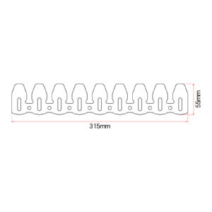DRC Universal 4-Stroke Exhaust Pipe Guard - Titanium Color - Image 16