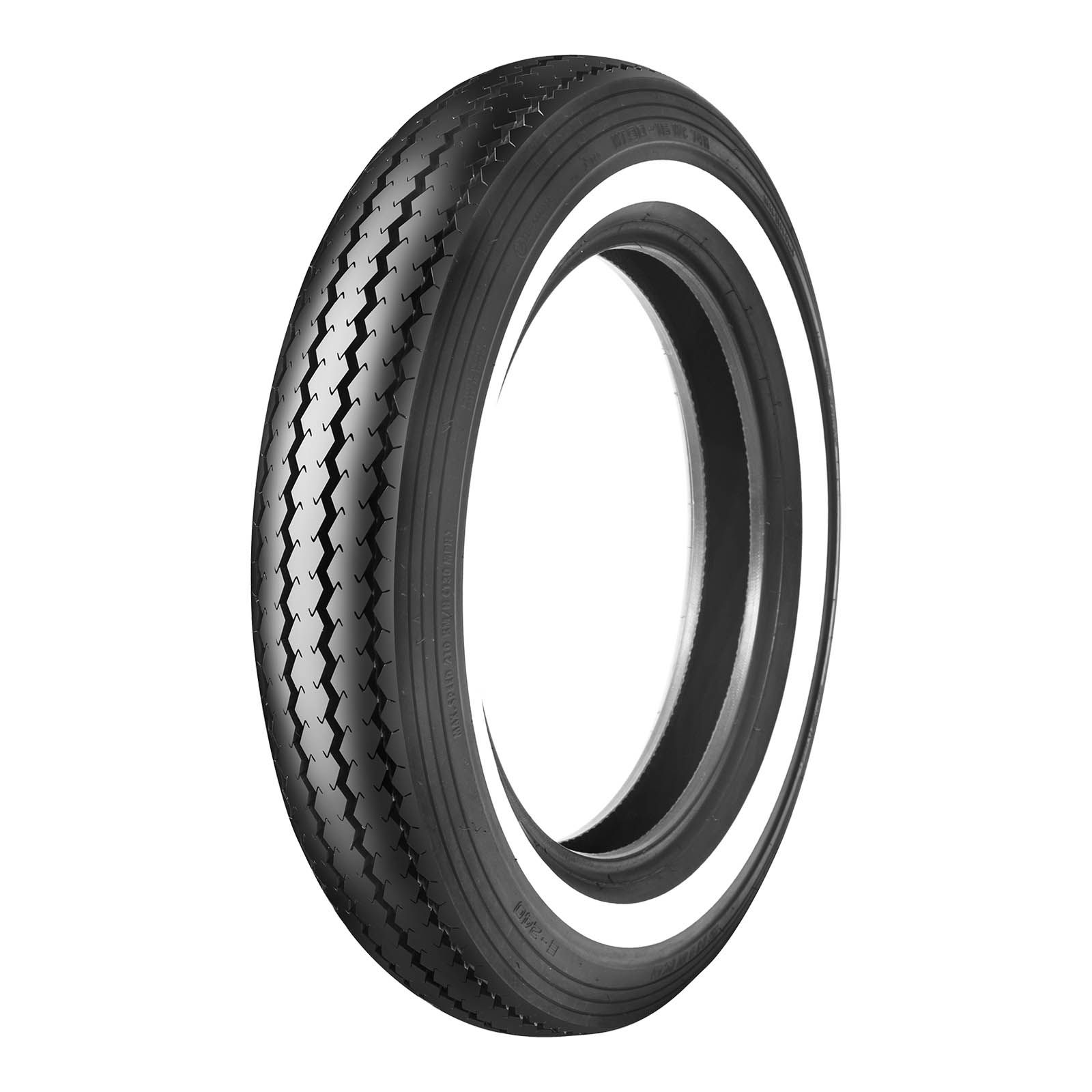 Shinko E240 White Wall Classic Front Road Tyre Cruiser 100/90x19 - Image 1