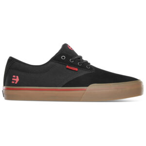 Etnies Shoes Jameson Vulc Black/Red/Gum - Image 1