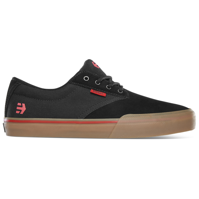 Etnies Shoes Jameson Vulc Black/Red/Gum