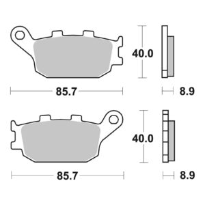 Brembo Brake Pad - Sintered Rear - Image 3