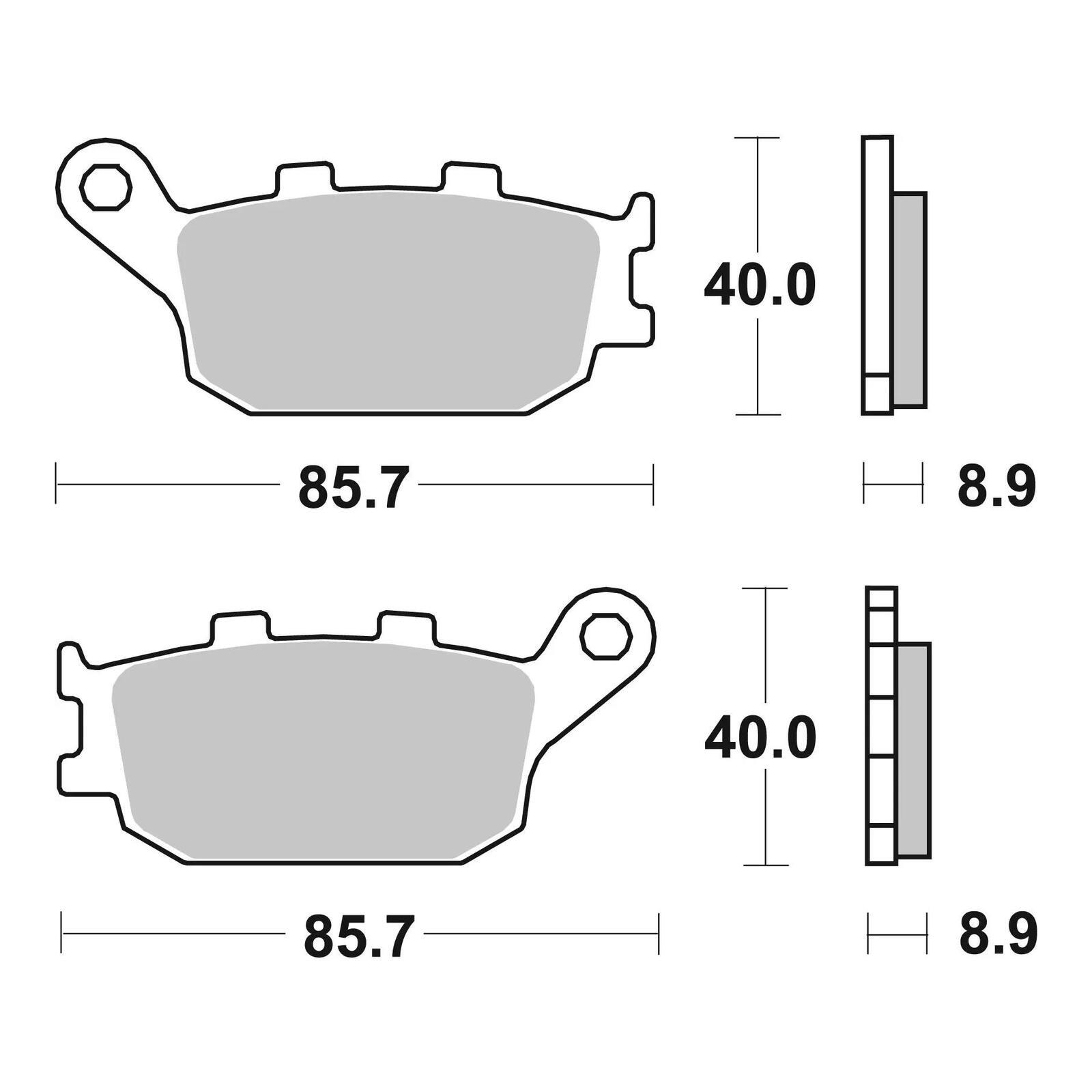 Brembo Brake Pad - Sintered Rear - Image 3