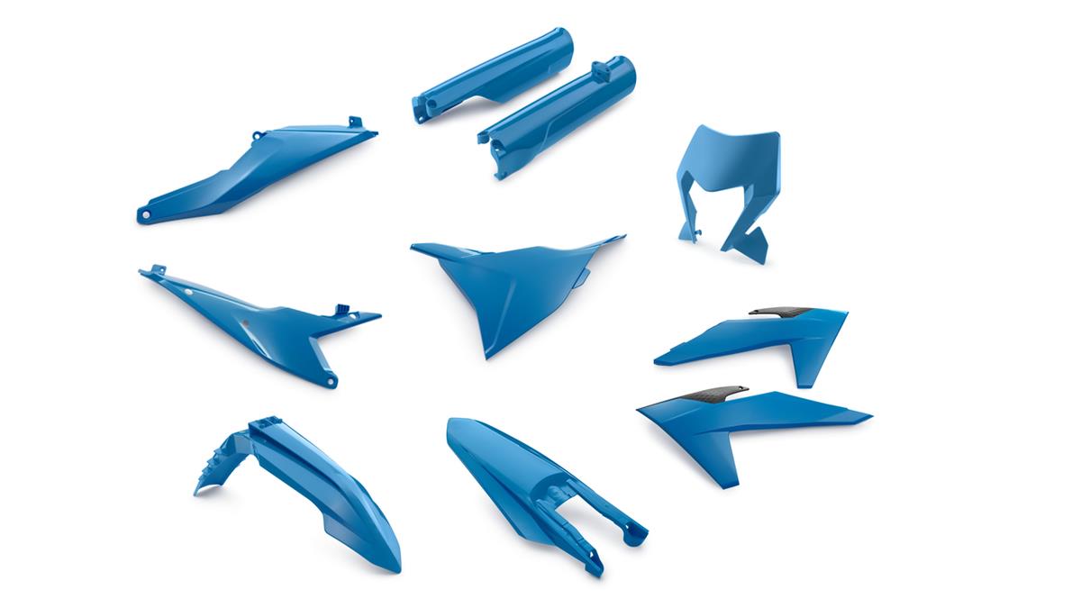 KTM Plastics Kit Blue EXC/EXC-F 24 - - Image 1