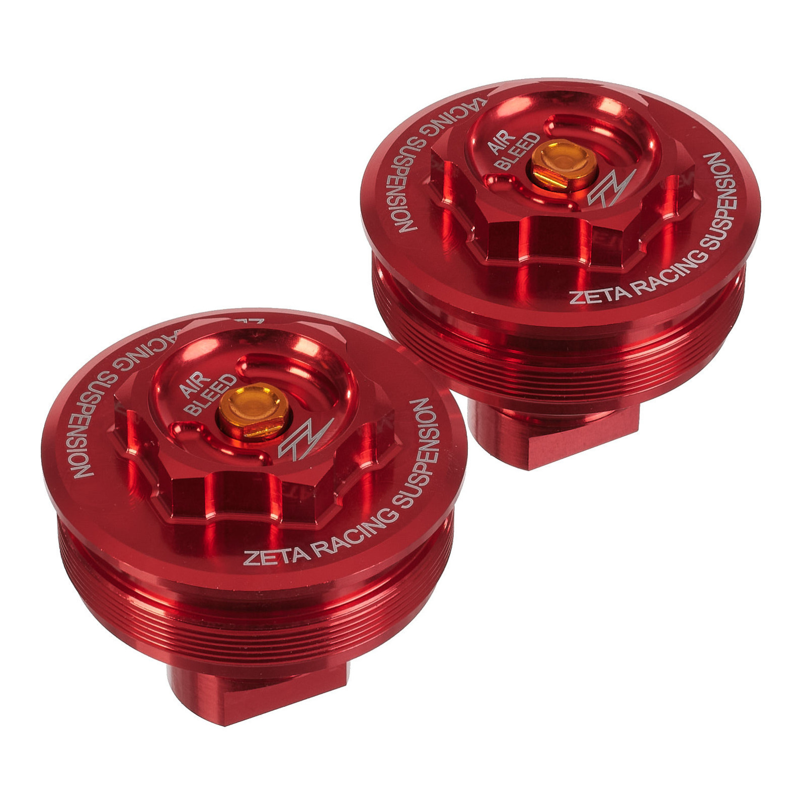 Zeta Front Fork Cap CRF250L/M '13-, CRF250 Rally '17- - Red - Image 2