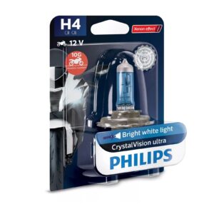 PHILIPS BULB H4 12342 CVU 12V 60/55W P43t-38 BW CRYSTAL VISI - Image 1