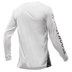 Fasthouse Elrod Nocturne Motocross Jersey White/Gray - Image 2
