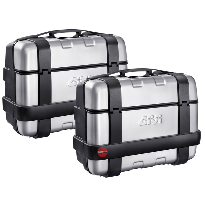 Givi Monokey Trekker Pannier Pair (PL/PLR) 33lt Silver