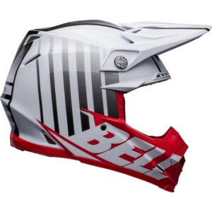 Bell Moto-9S Flex Sprint Motocross Helmet White/Red - Image 2