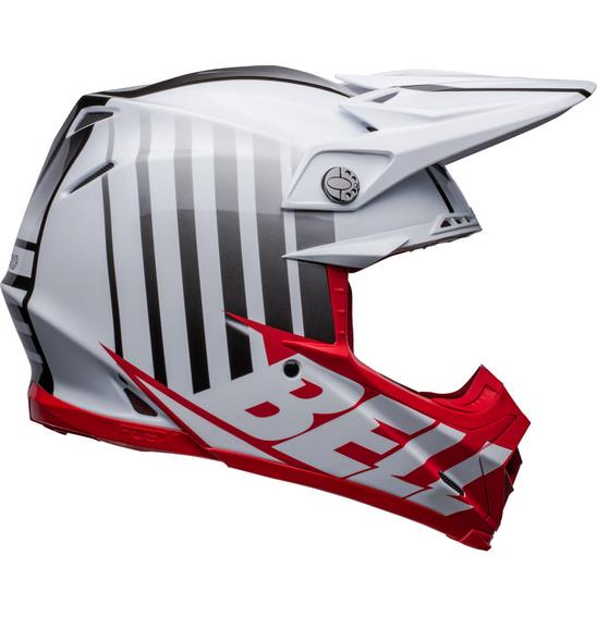 Bell Moto-9S Flex Sprint Motocross Helmet White/Red