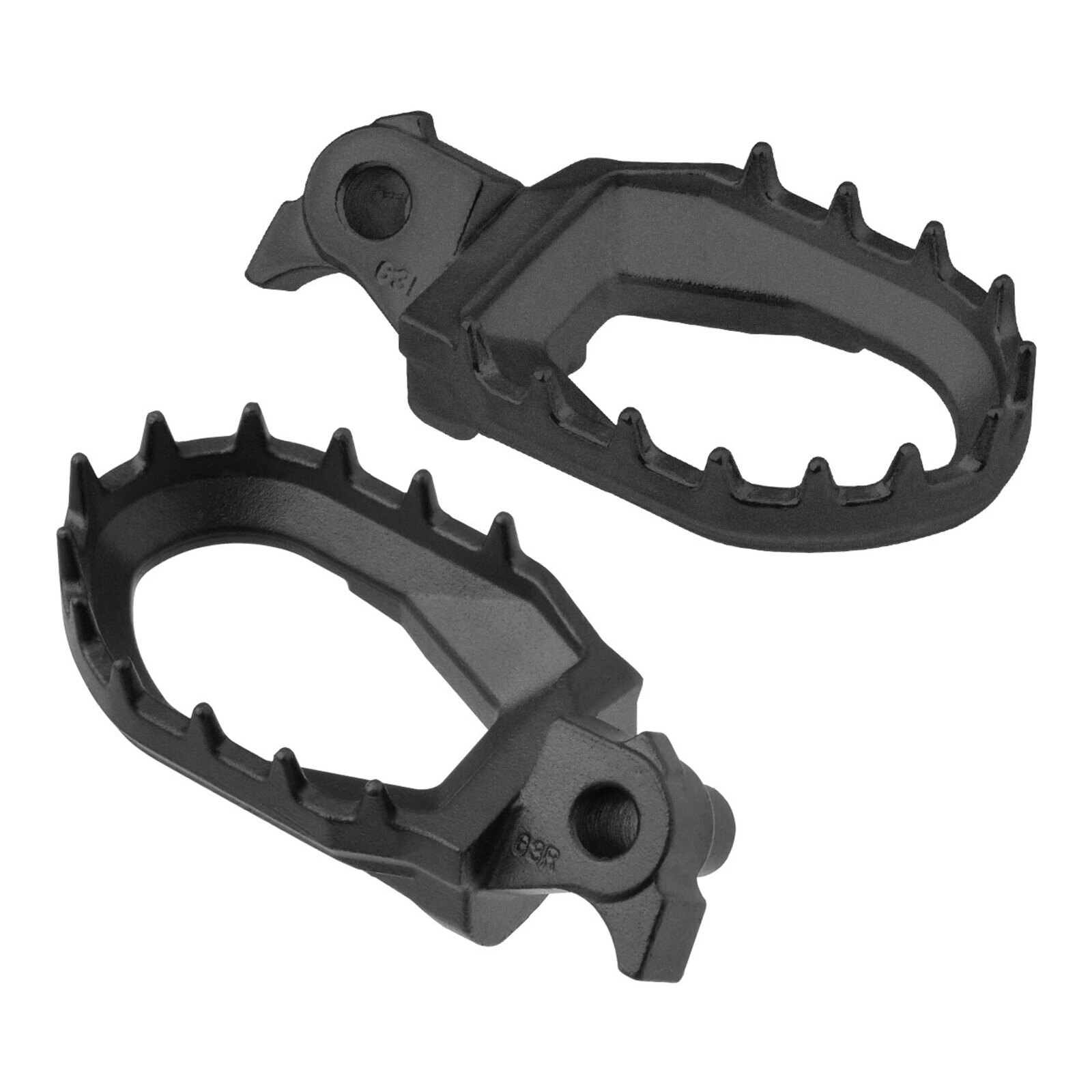 Zeta Max Foot Pegs 2-Stroke Yamaha YZ - Black - Image 1