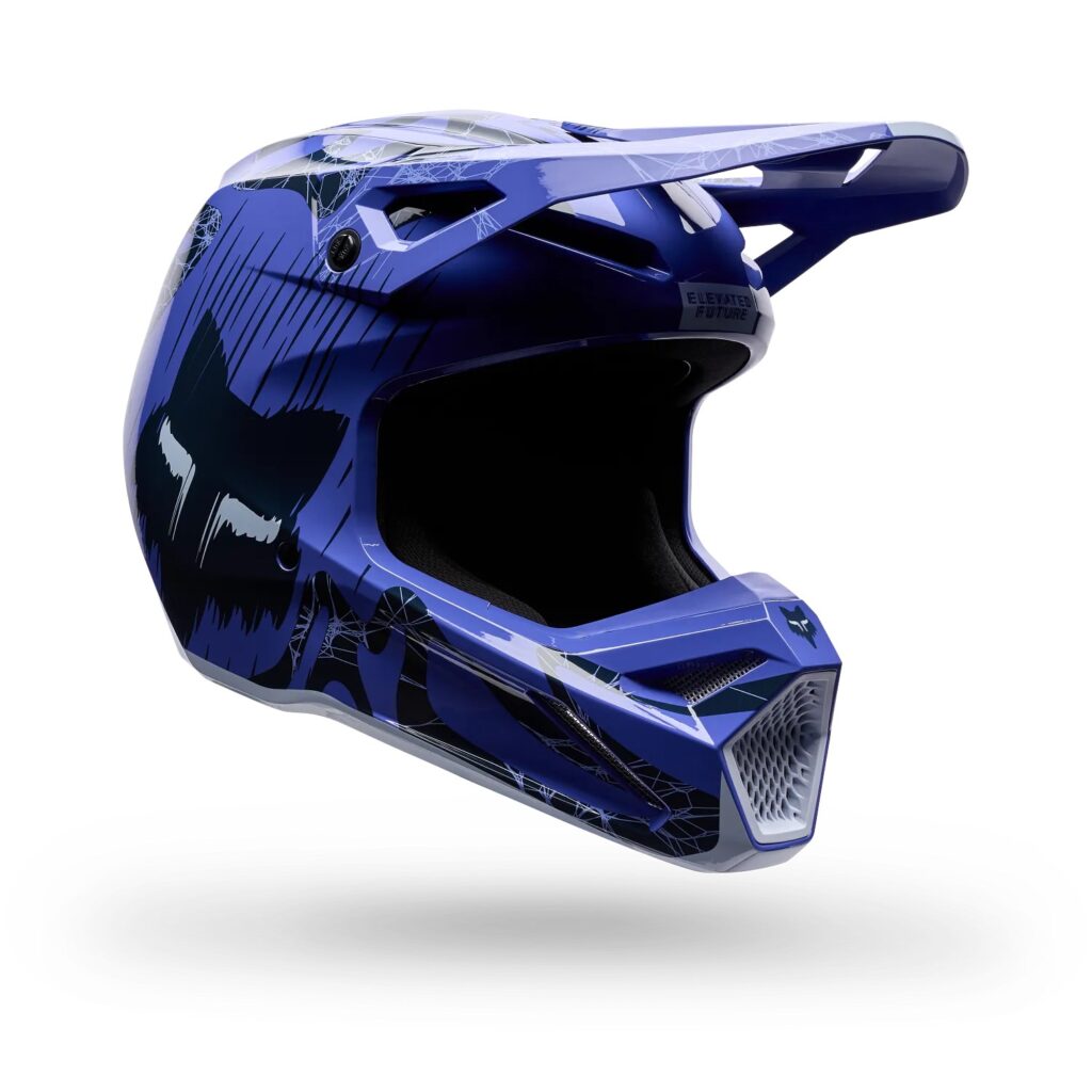 Fox V1 Diffuse SE Motocross Helmet Purple Dove