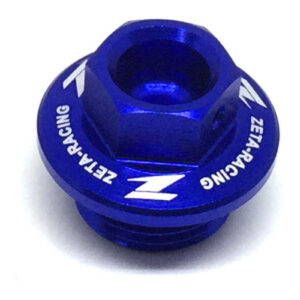 Zeta Oil Filler Plug Kawasaki KX250 '05-07, KX250/F, 450/F '04- Blue - Image 2