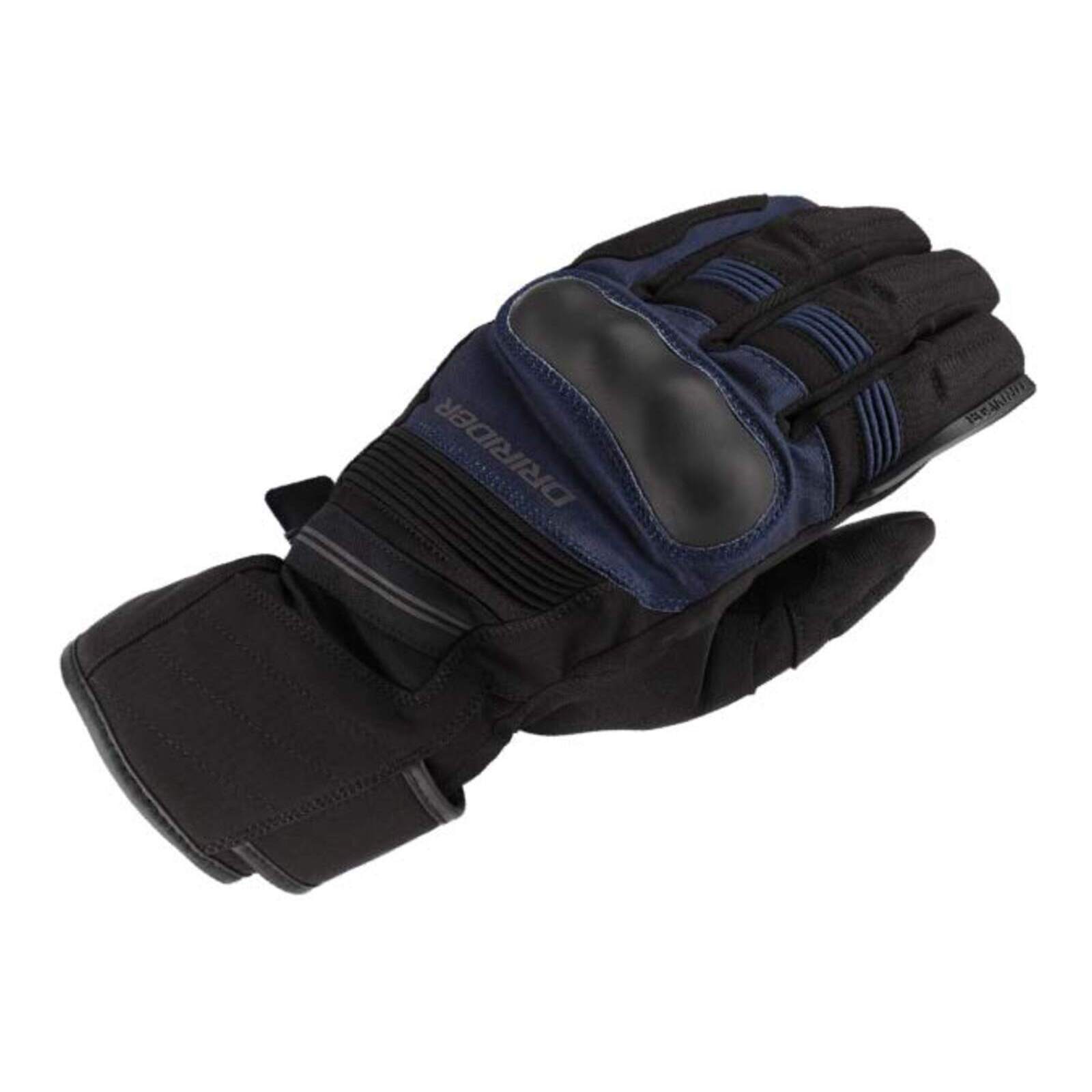 Dririder Storm Armoured Road Glove Navy Black - Image 1