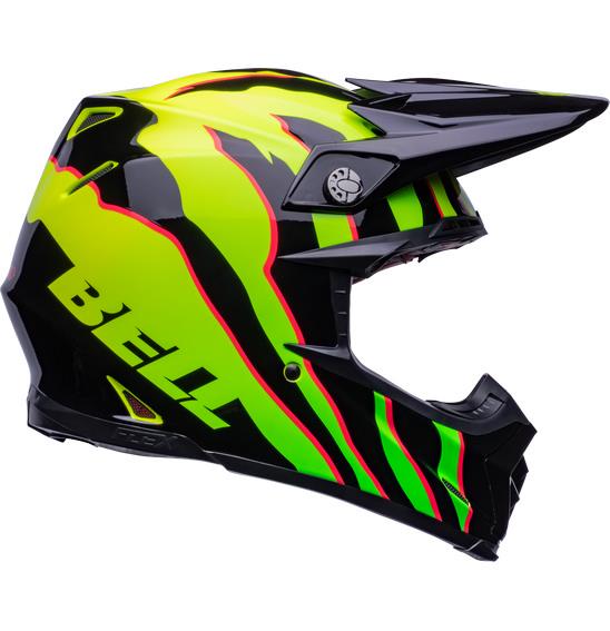 Bell Moto-9S Flex Claw Motocross Helmet Black/Green