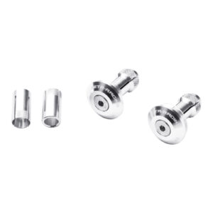 Zeta Bar End Plug 29mm 2pcs - Silver - Image 2
