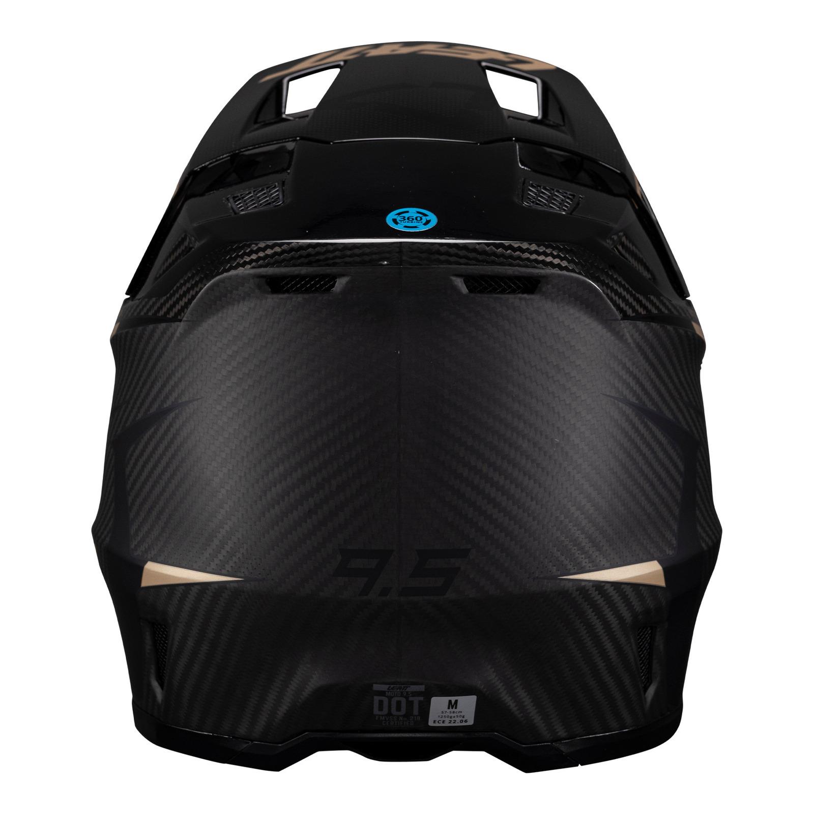 Leatt 9.5 Motocross Helmet Kit Carbon - Image 5