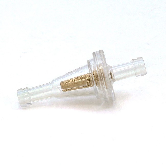 VISU Small 1/4 inch In-Line Fuel Filter w/ Porous Bronze Visu
