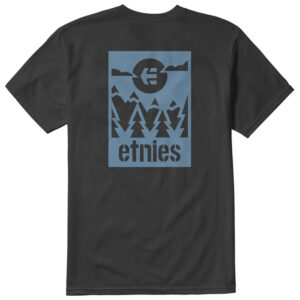 Etnies MTN Label Tee Black/Blue - Image 1