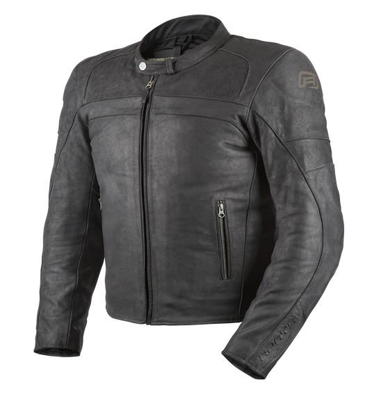 Rjays Cailbre 2 Leather Road Jacket Black