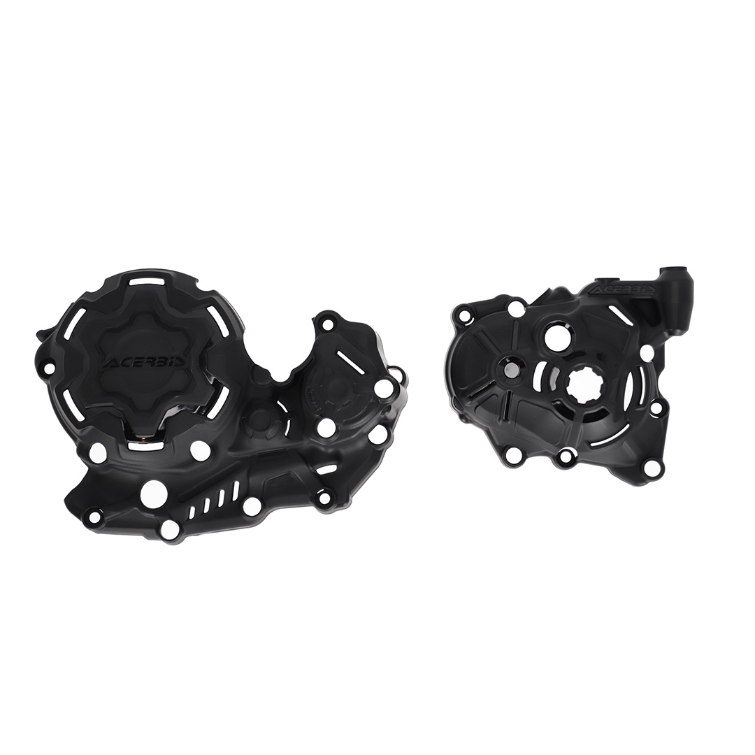 Acerbis X-power Engine Case Cover Kit Black YZF450F 23 - Image 1