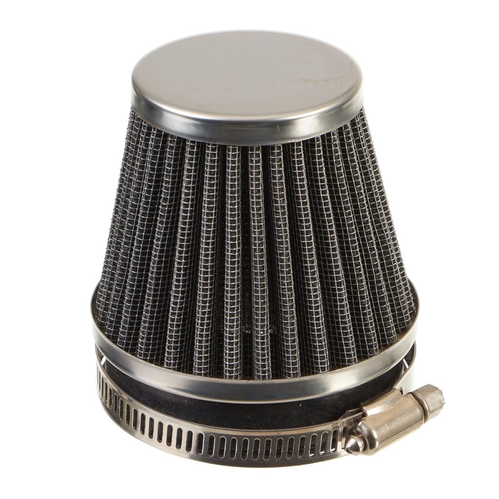 WHITES POD TYPE POWER FILTER - CHROME END CAP - 56MM I.D
