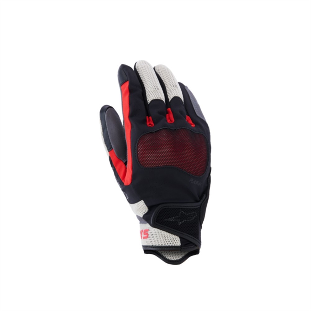 Alpinestars Mogress Airflow Road Gloves Black/Flame Red/Ecru
