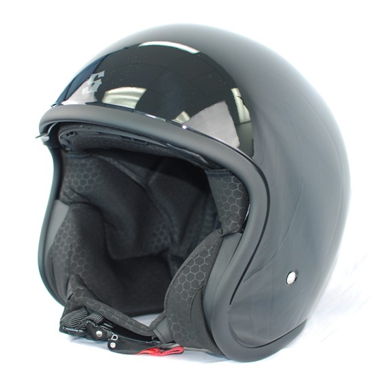 Scorpion Bandit Open Face Gloss Black