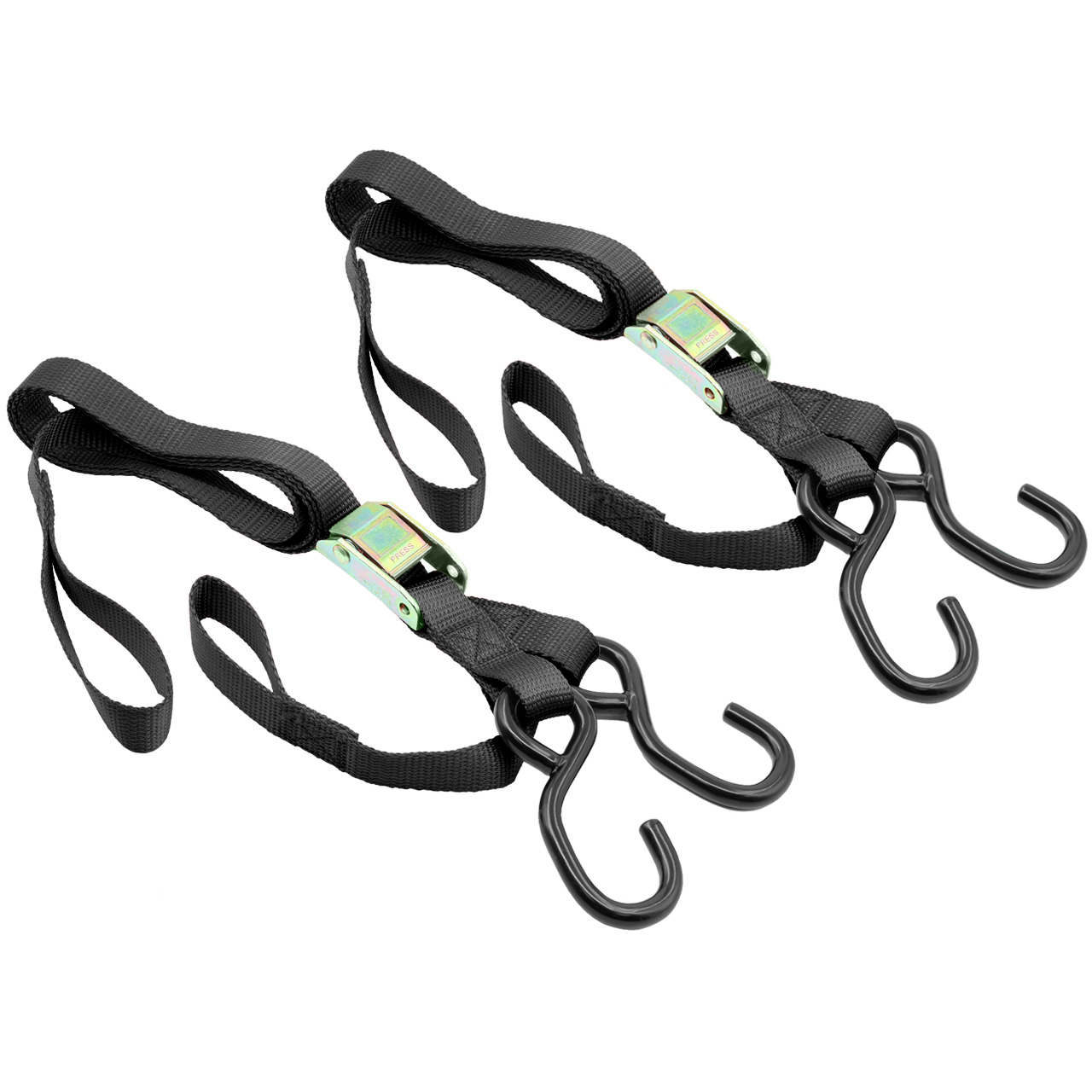 CLASSIC TIEDOWN PSYCHIC INTEGRATED SOFT HOOK 2,500LBS  RATED ASSEMBLY STRENGTH BLACK - Image 1