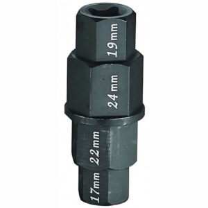 WHITES 4-IN-1 HEX AXLE TOOL 17 19 22 24mm CrMo - Image 1