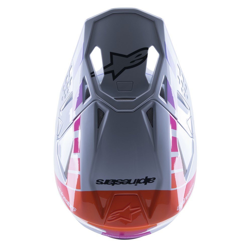 Alpinestars Visor S-M10 Daytona Haze Grey/Orange Fluoro/Rhodamine