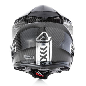 Acerbis Steel Carbon Motocross Helmet Black Silver - Image 6