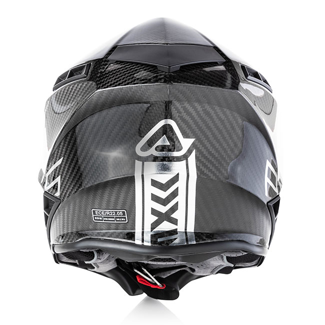 Acerbis Steel Carbon Motocross Helmet Black Silver