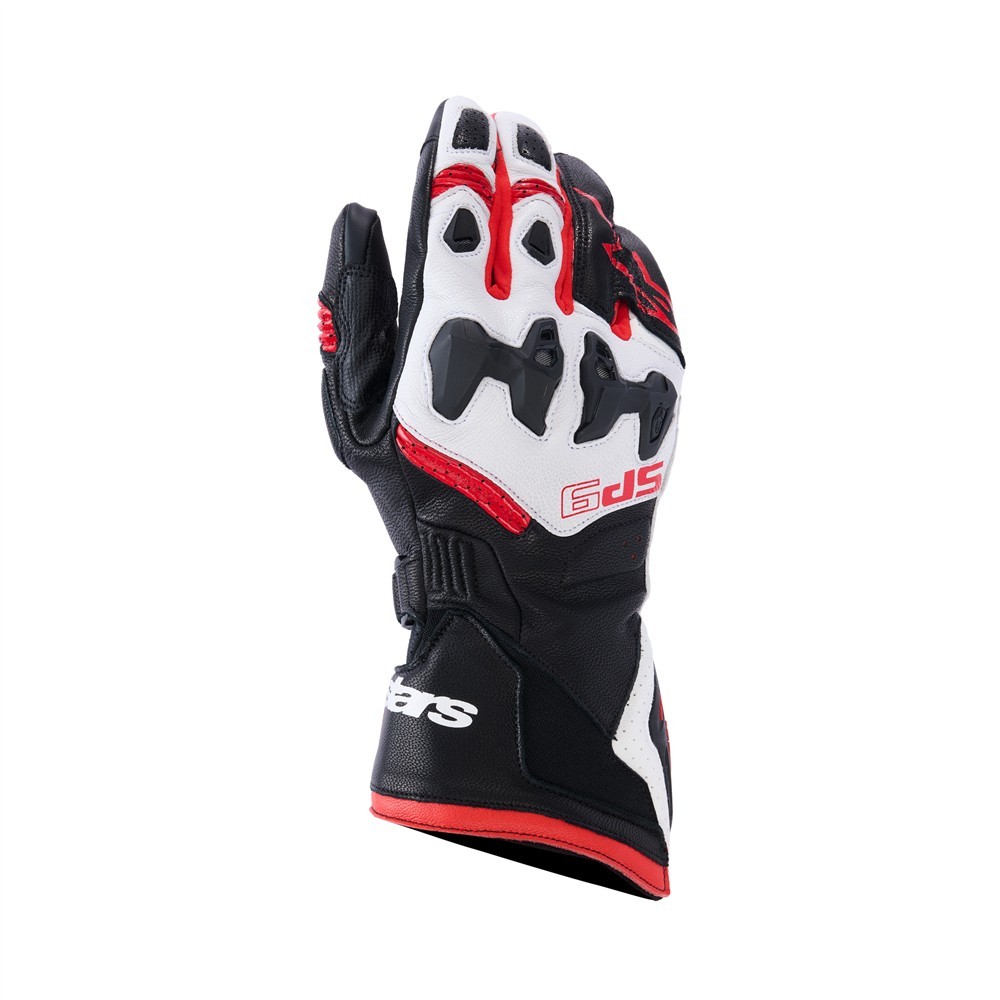 Alpinestars SP-9 Road Gloves Black/White/Bright Red