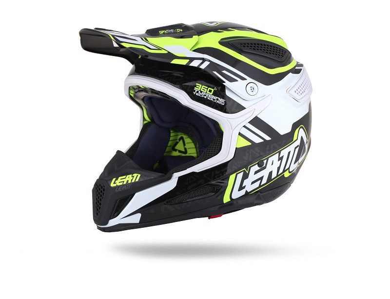 Helmet Leatt GPX 5.5 V04 Yellow/Black/White