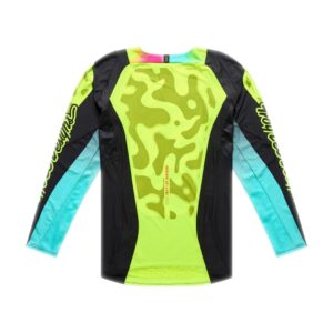 Troy Lee Designs SE Pro Myth Motocross Jersey Black/Flo Yellow - Image 2