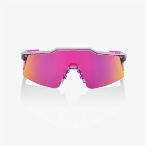 100% Speedcraft SL Tokyo Night Sunglasses Purple Mirror Lens - Image 2