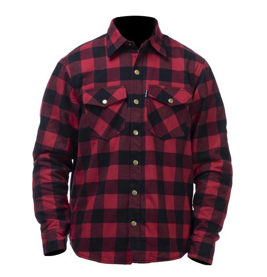 Rjays Regiment Flannel Shirt Red/Black