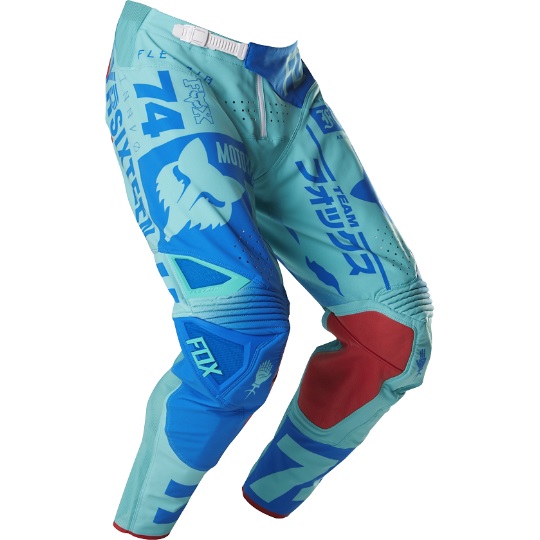 Motocross Pants Fox Flexair LE Union Aqua