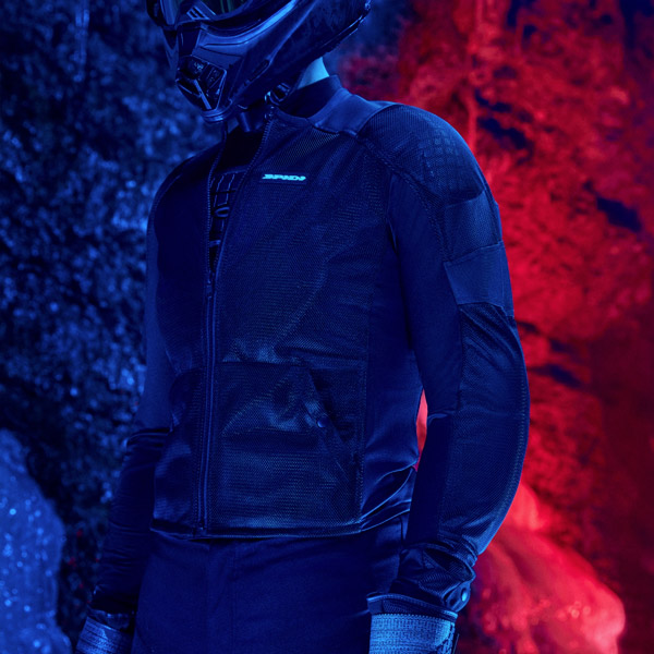 Spidi Base-1 Armor Vision Light Jacket Black