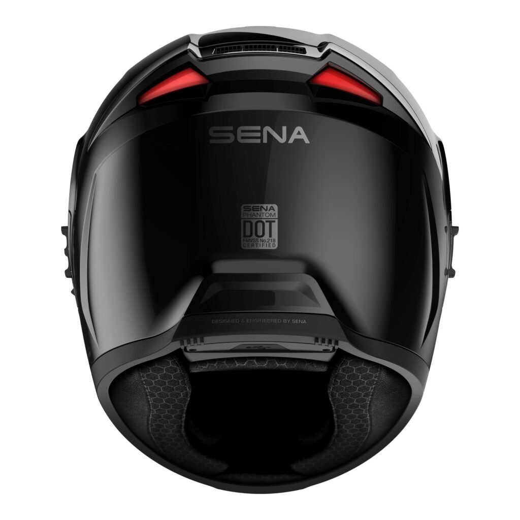 Sena Phantom Smart Road Helmet with Mesh Comms Gloss Black