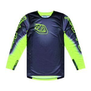 Troy Lee Designs GP Pro Imprint Motocross Jersey Gray/Flo Yellow - Image 1