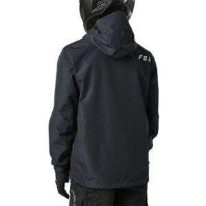 Fox Ranger OFfroad Packable Rain Jacket Black - Image 3