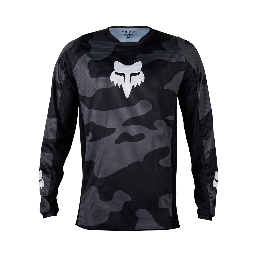 Fox 180 BNKR Motocross Jersey Black Camo