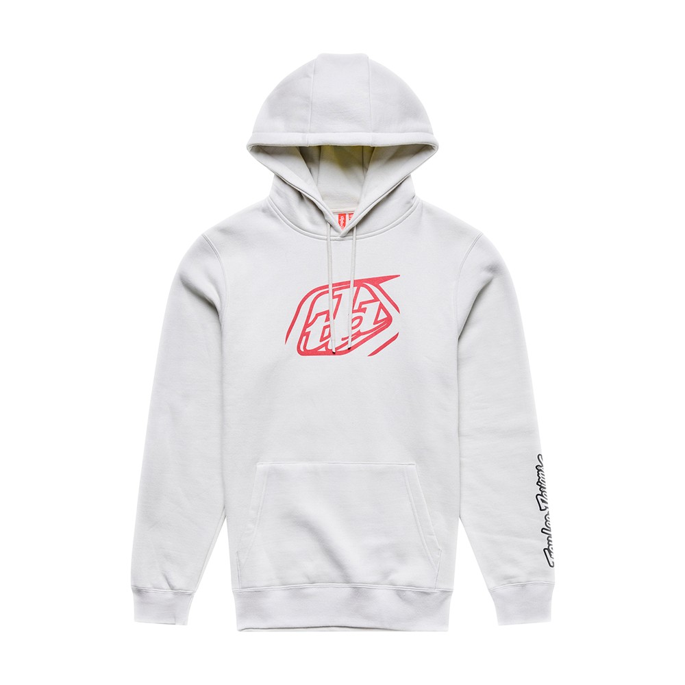 Troy Lee Designs Badge Pullover Hoodie Pumice