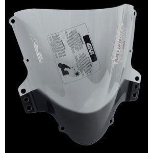GIVI SCREEN SUZUKI GSXR1000 '05-'06 SMOKE 32.5x32.6cm DOUBLE BUBBLE NLA
