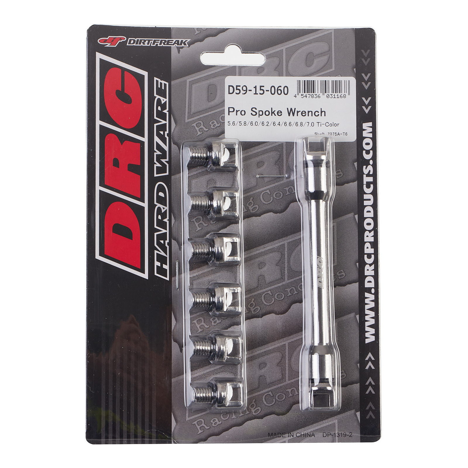 DRC PRO SPOKE WRENCH 5.6-7.0 TI-COLOUR - Image 1