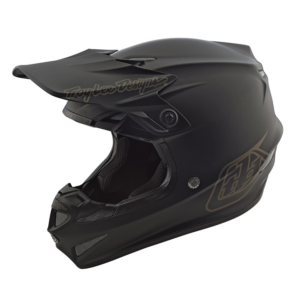 Motocross Helmet SE4 Polyacrylite Mono Black