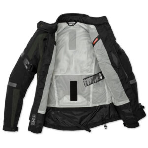 Spidi 4season Evo Road Jackets Ladies Black/Dark Green - Image 4