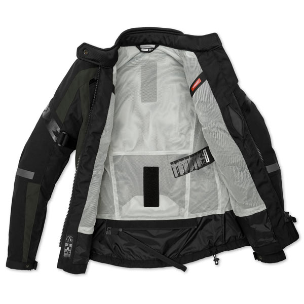 Spidi 4season Evo Road Jackets Ladies Black/Dark Green